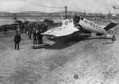 Lezuhant hidroplán a Csepel-szigetnél 1923