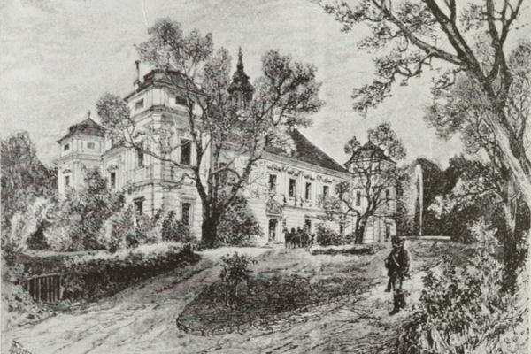 Az acsai kastély – Dörre Tivadar rajza